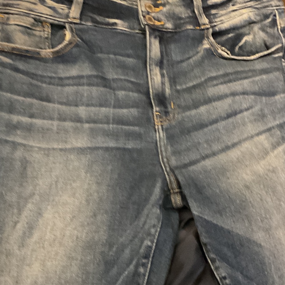 KanCan Dark Blue Flare Jeans - Picture 16 of 16